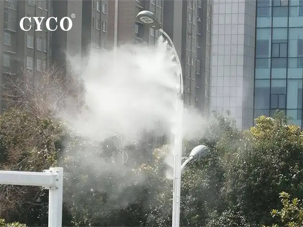 智能路灯喷雾降尘系统